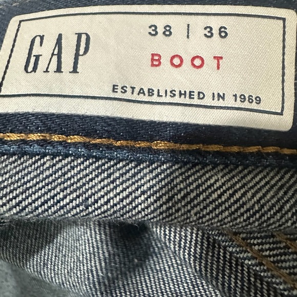 Gap Bootcut Jeans Dark Wash 38X36 Blue - Picture 10 of 11